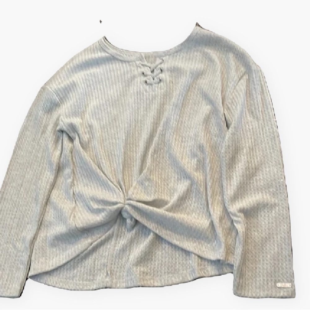 Grey girls blouse